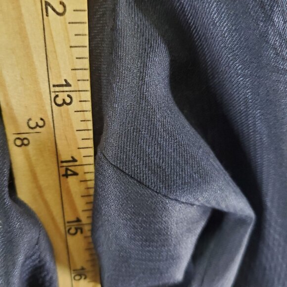 Tayion Suit Mens 56L 50x26 Navy Blue Gem Wool Suit Two Piece Set - Picture 9 of 14